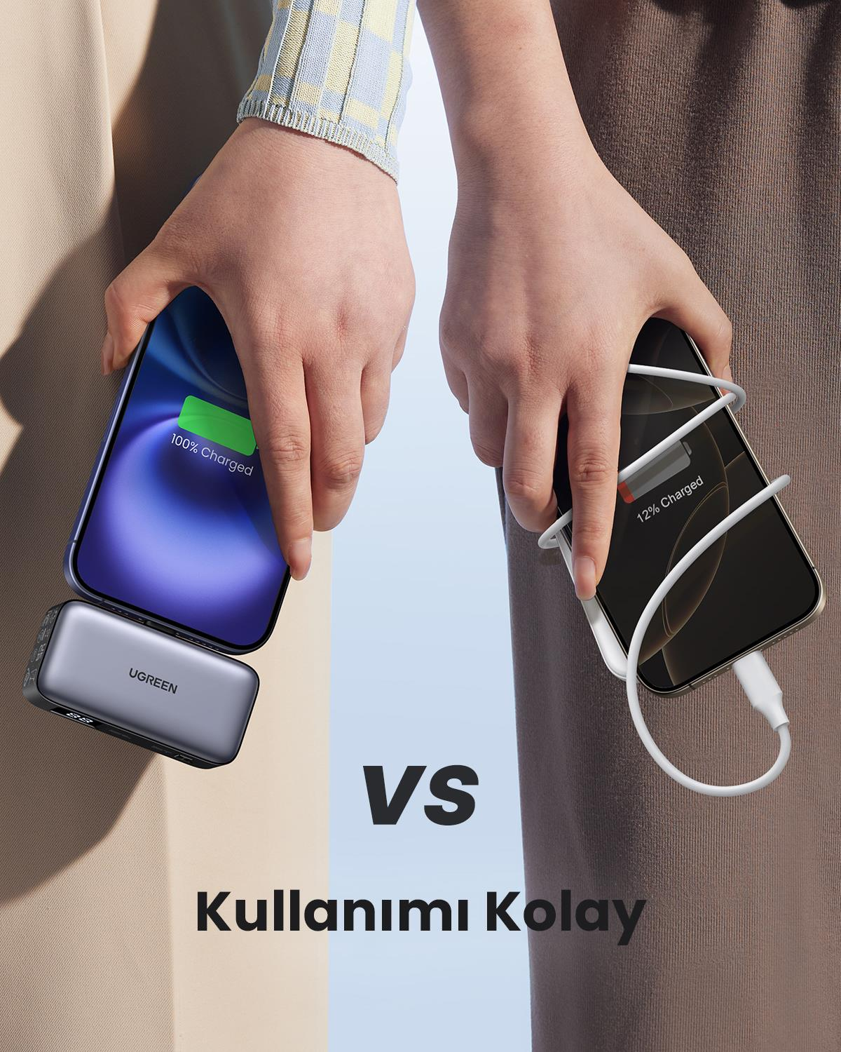 UGREEN 5.000 mAh 20W Taşınabilir Standlı Powerbank