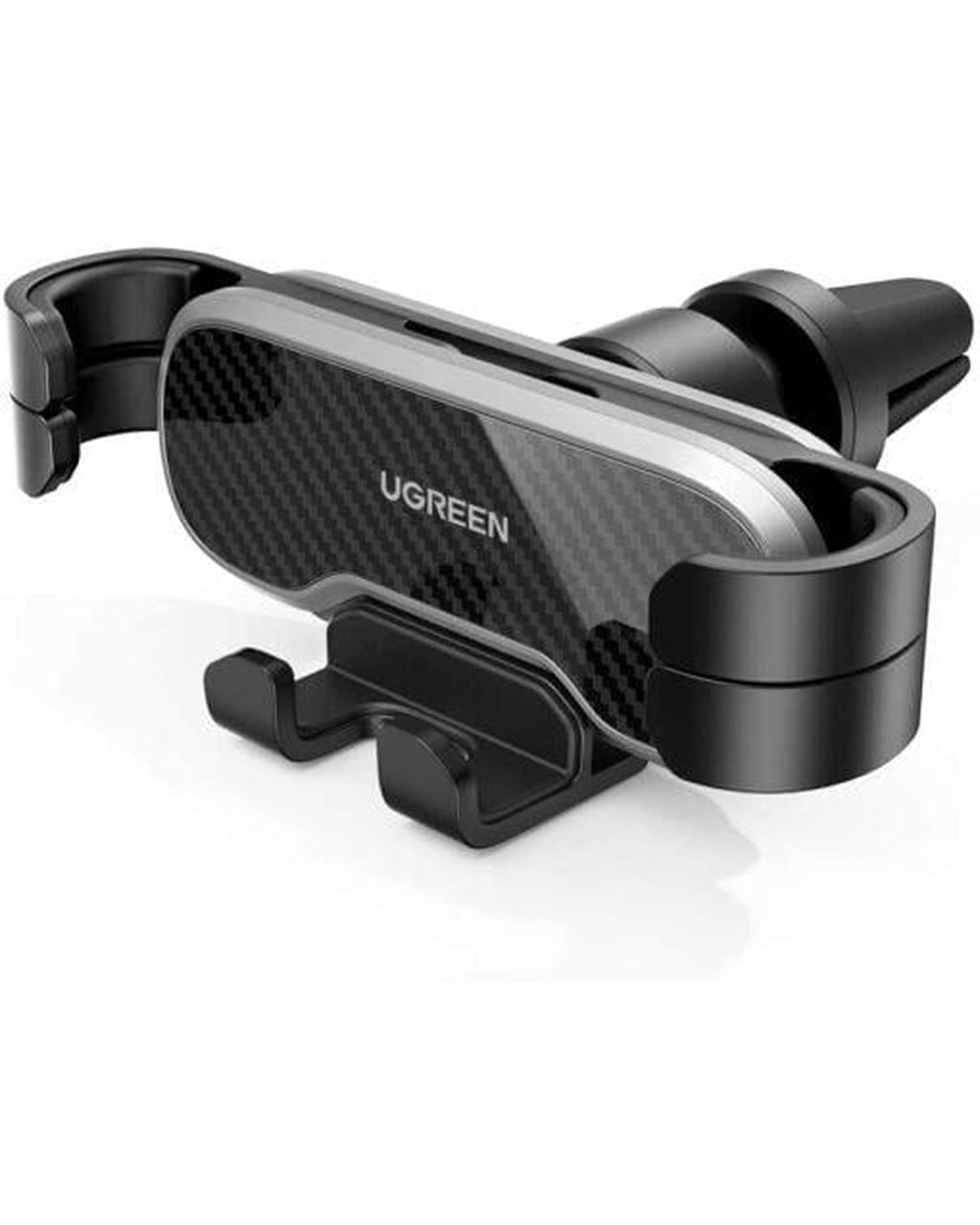 UGREEN 5 Kollu Mekanik Araç İçi Telefon Tutucu Air Vent, Siyah, 80539