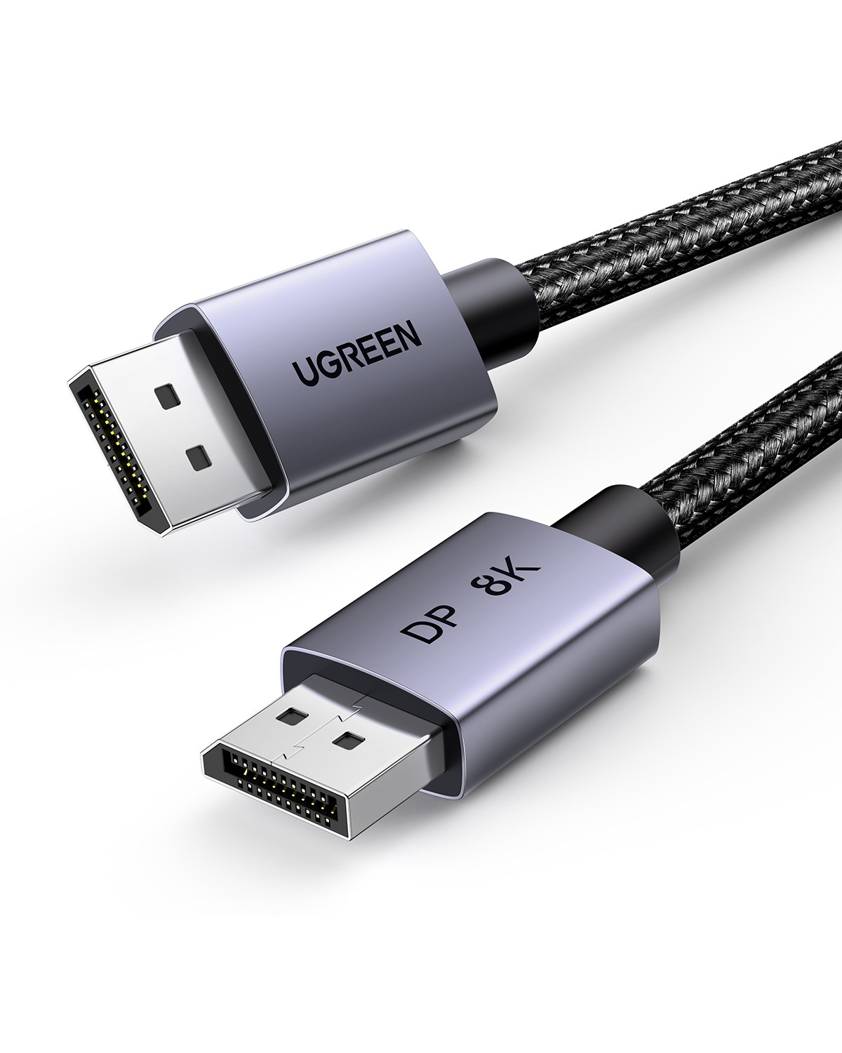 Ugreen 8K 60Hz Displayport to Displayport 1.4 Örgülü Kablo, 3m, 25906