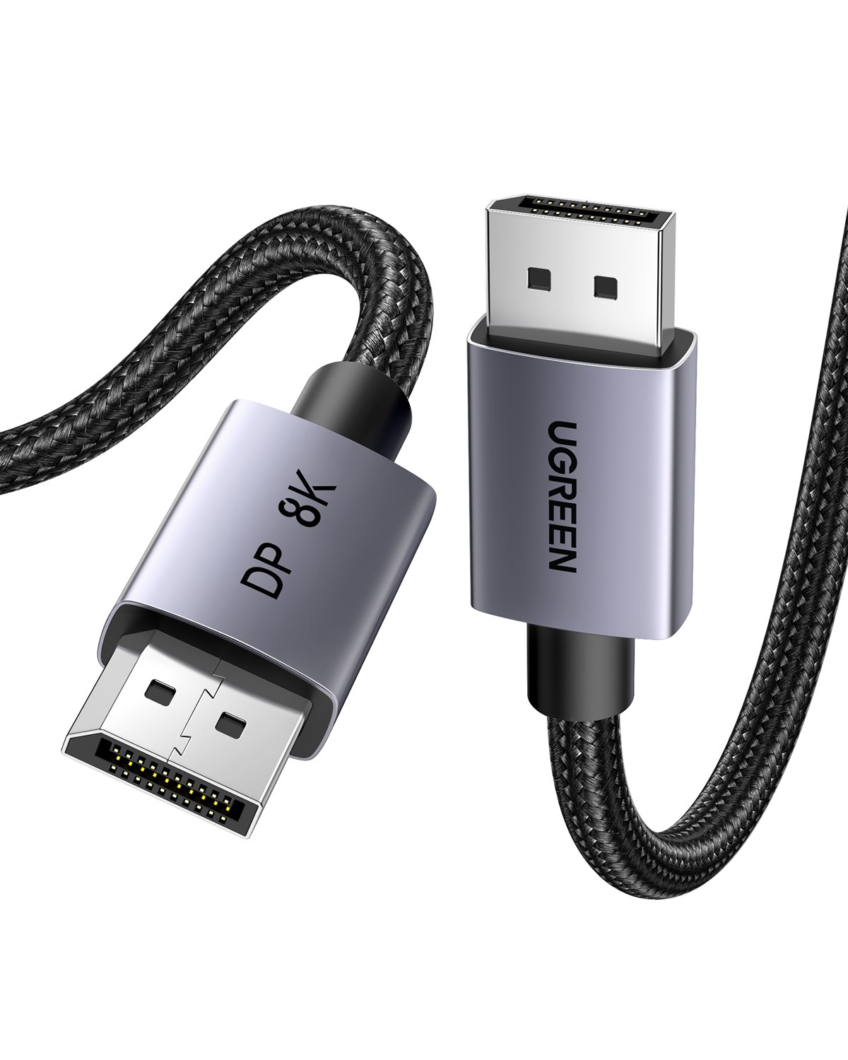 Ugreen 8K 60Hz Displayport to Displayport 1.4 Örgülü Kablo, 3m, 25906