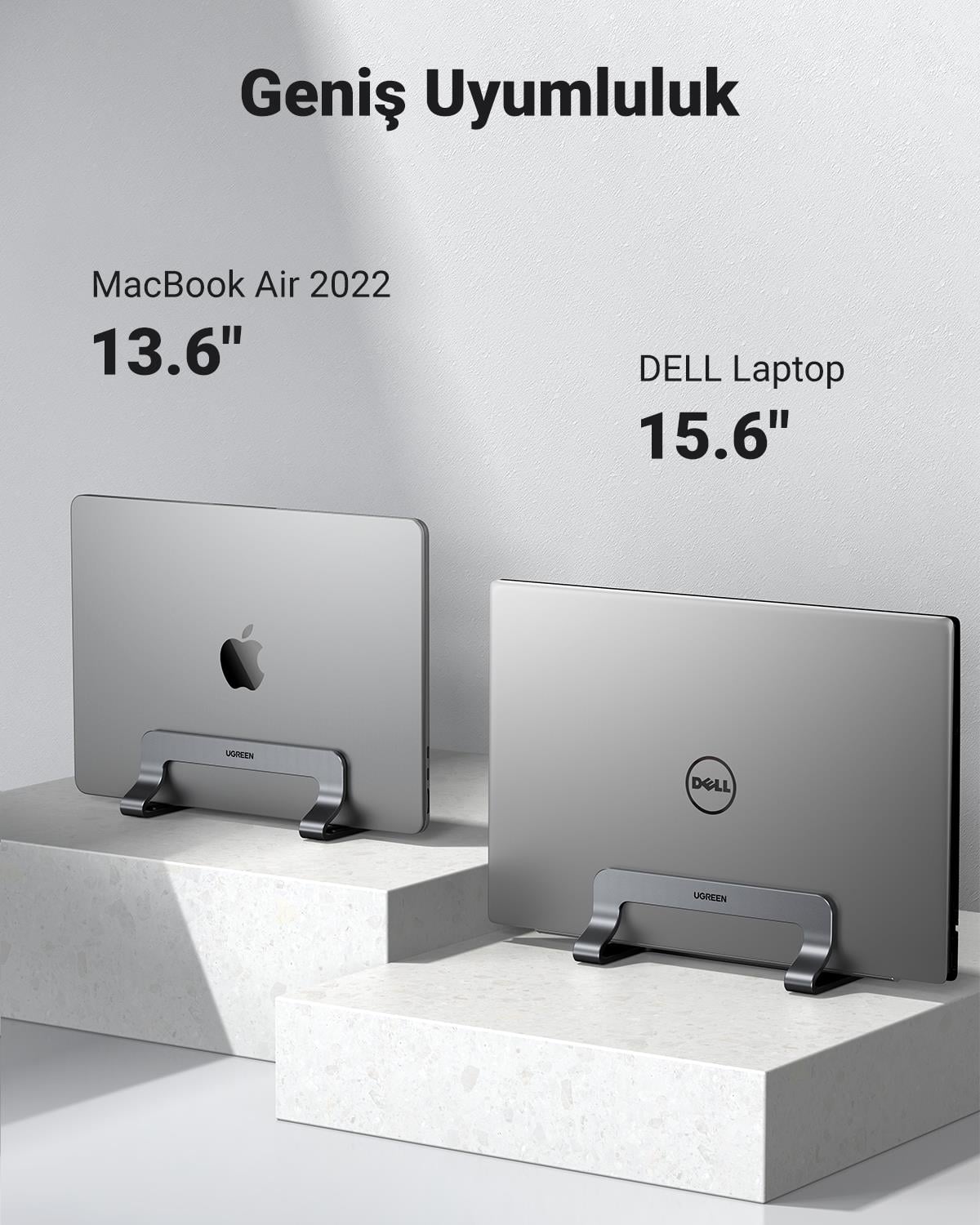 UGREEN Alüminyum Notebook Macbook Dikey Masaüstü S