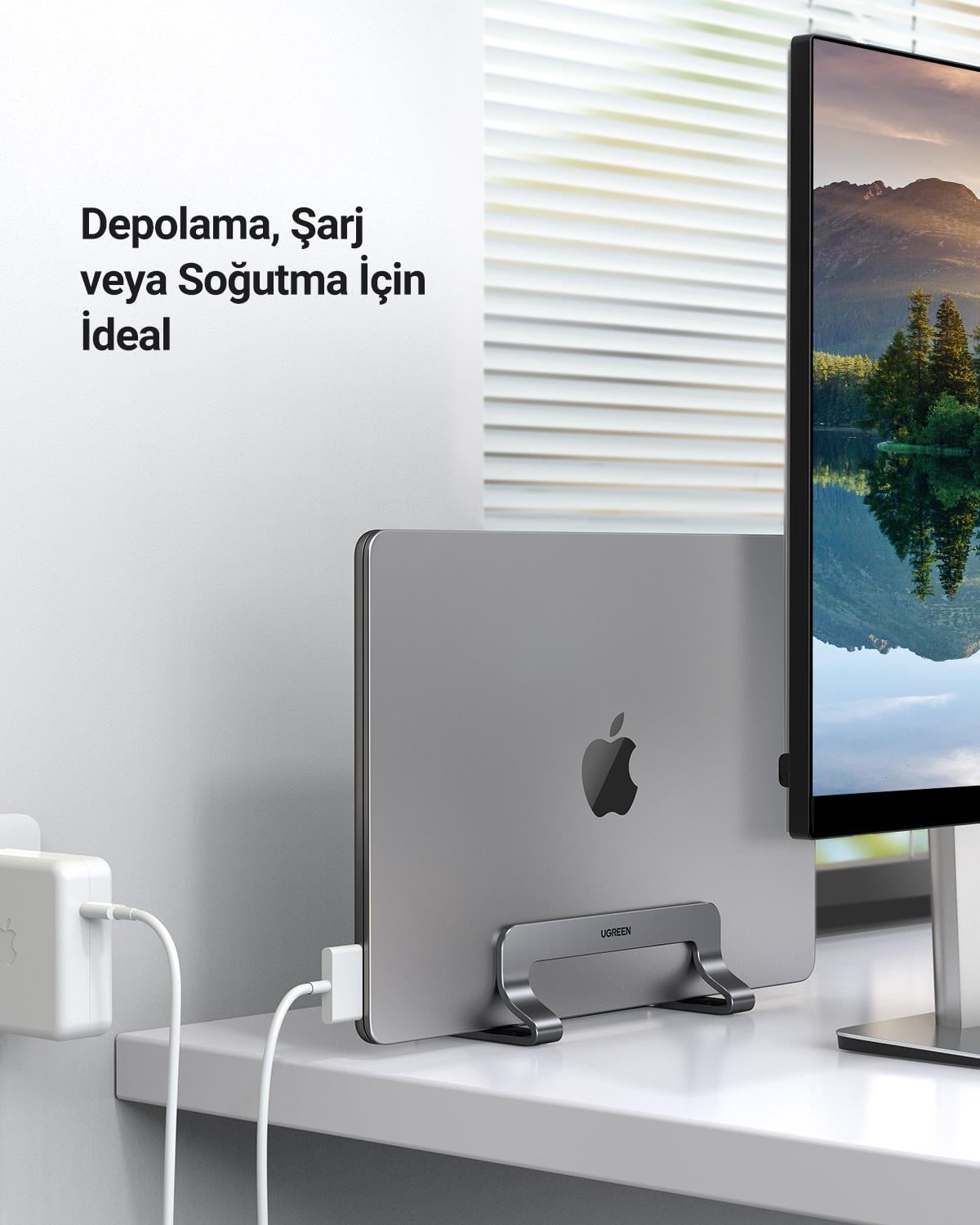 UGREEN Alüminyum Notebook Macbook Dikey Masaüstü S
