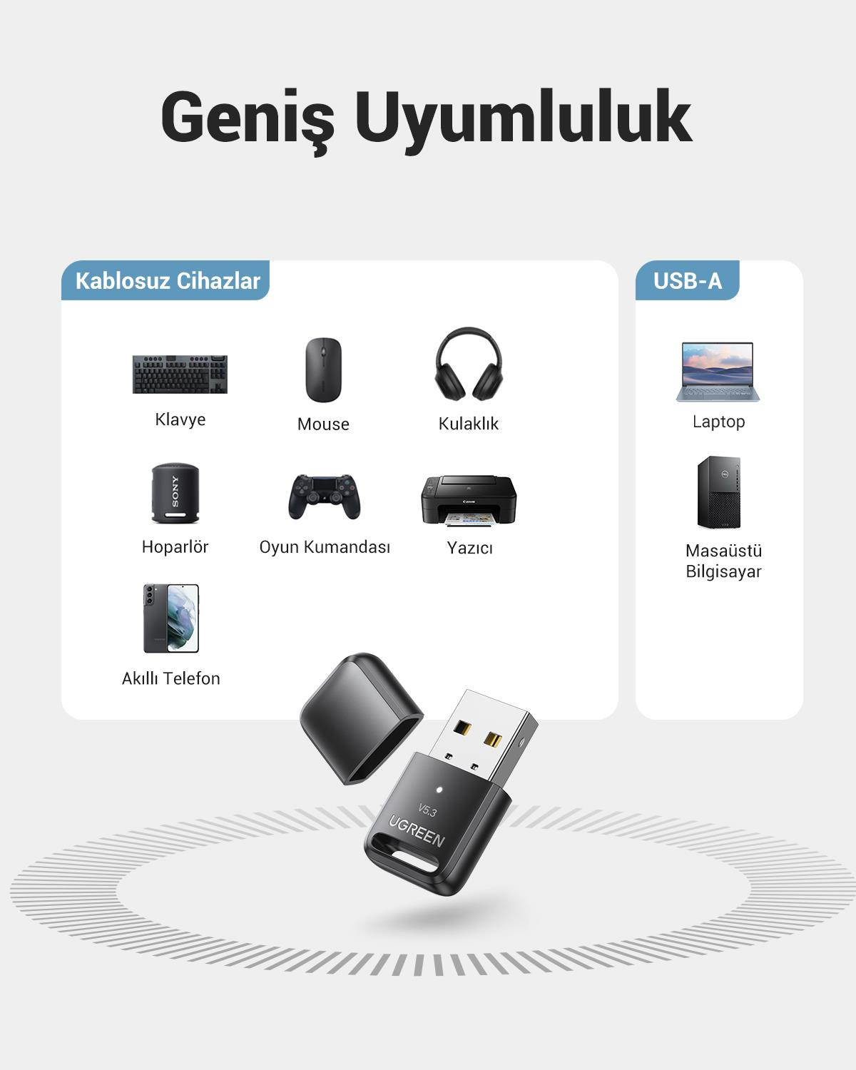UGREEN Bluetooth 5.3 USB Adapter