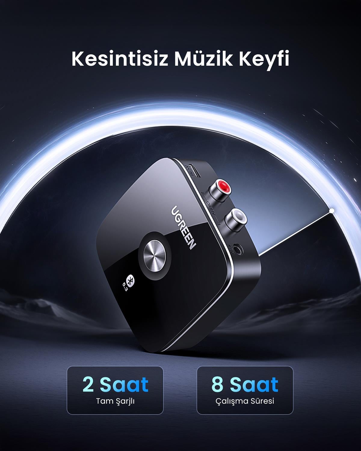 UGREEN Bluetooth Receiver Audio Adapter
