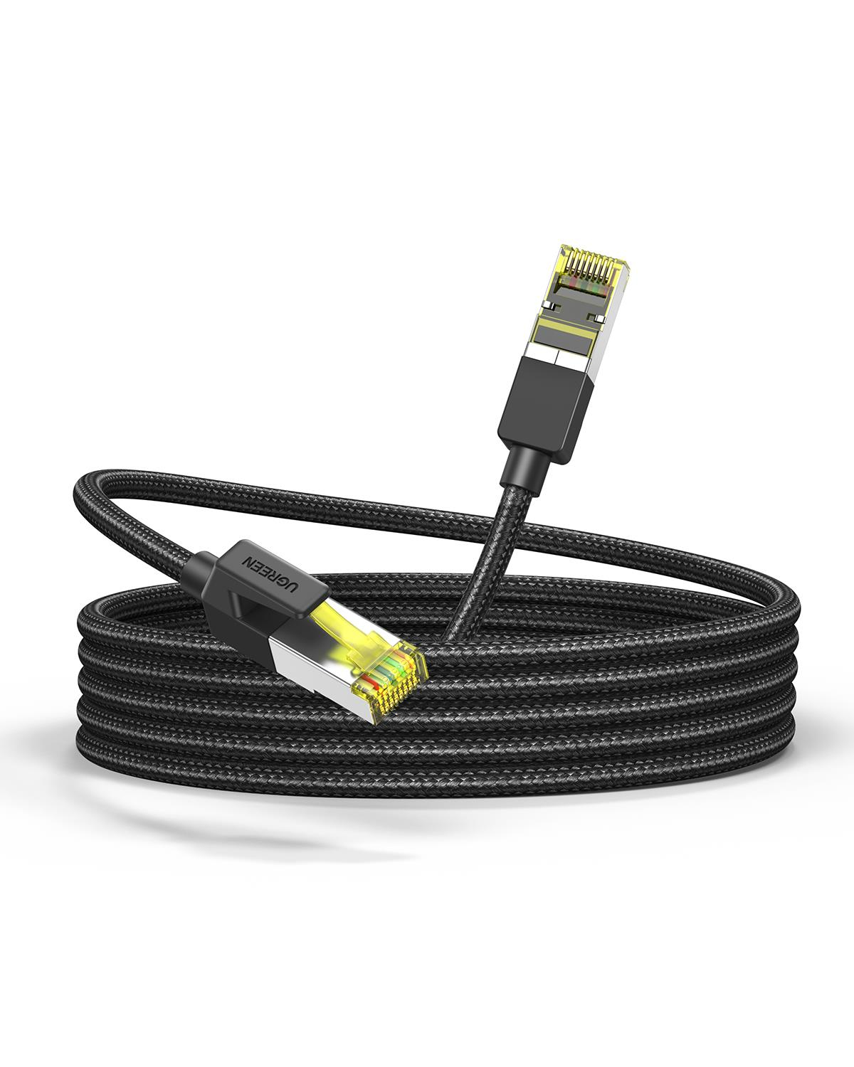 UGREEN Cat7 Ethernet Kablosu Naylon 10Gbps 600Mhz