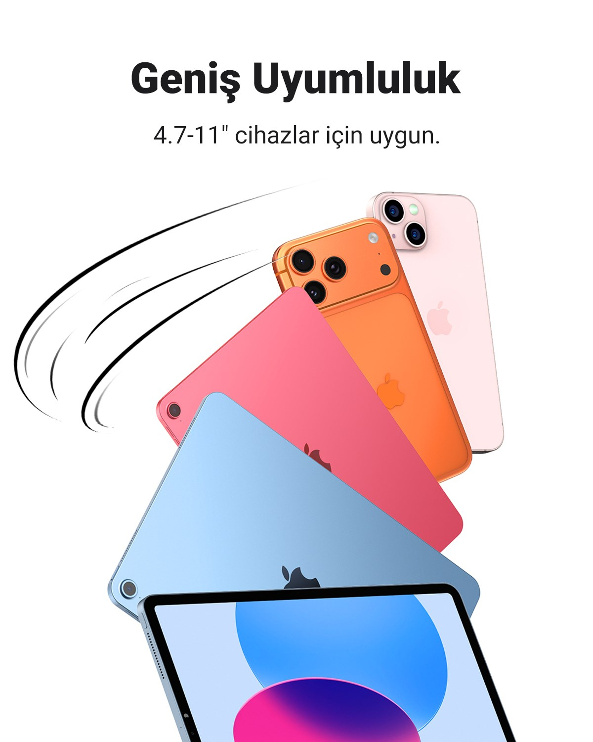 UGREEN Çok Amaçlı Masaüstü Tablet Standı, Siyah, 50748