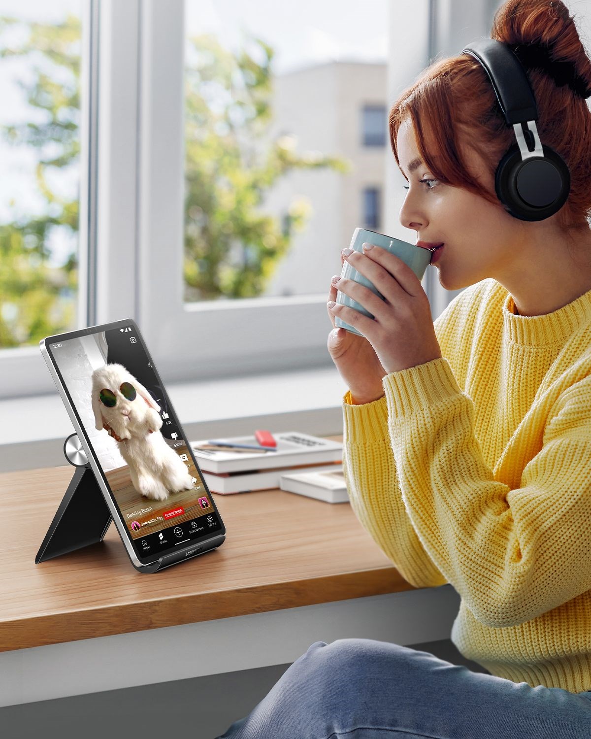 UGREEN Çok Amaçlı Masaüstü Tablet Standı, Siyah, 50748