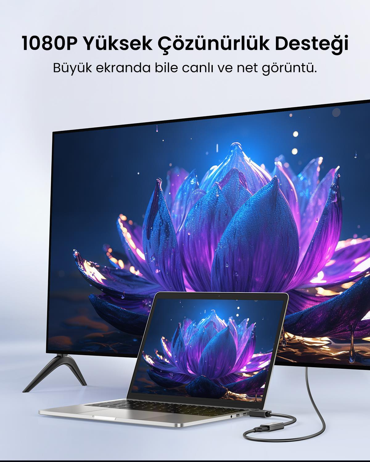 Ugreen Display Port to HDMI 4K Dönüştürücü Adaptör