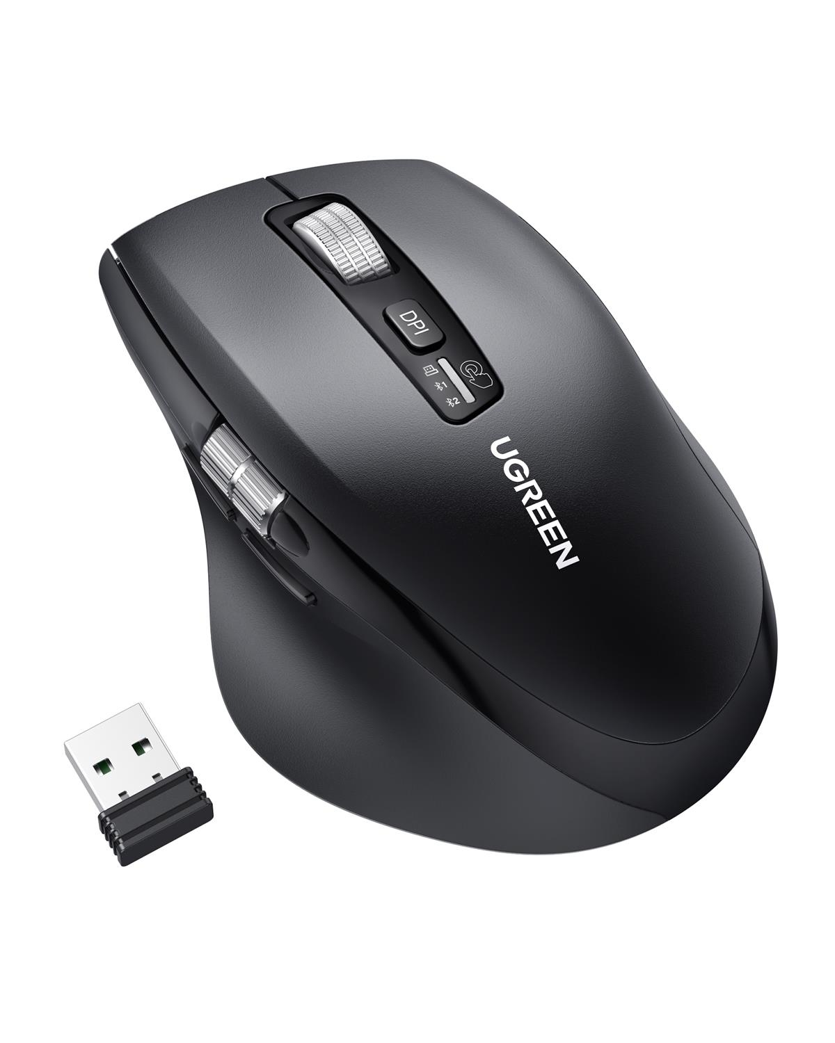 UGREEN Ergonomik 5000 DPI Sessiz Kablosuz Wireless