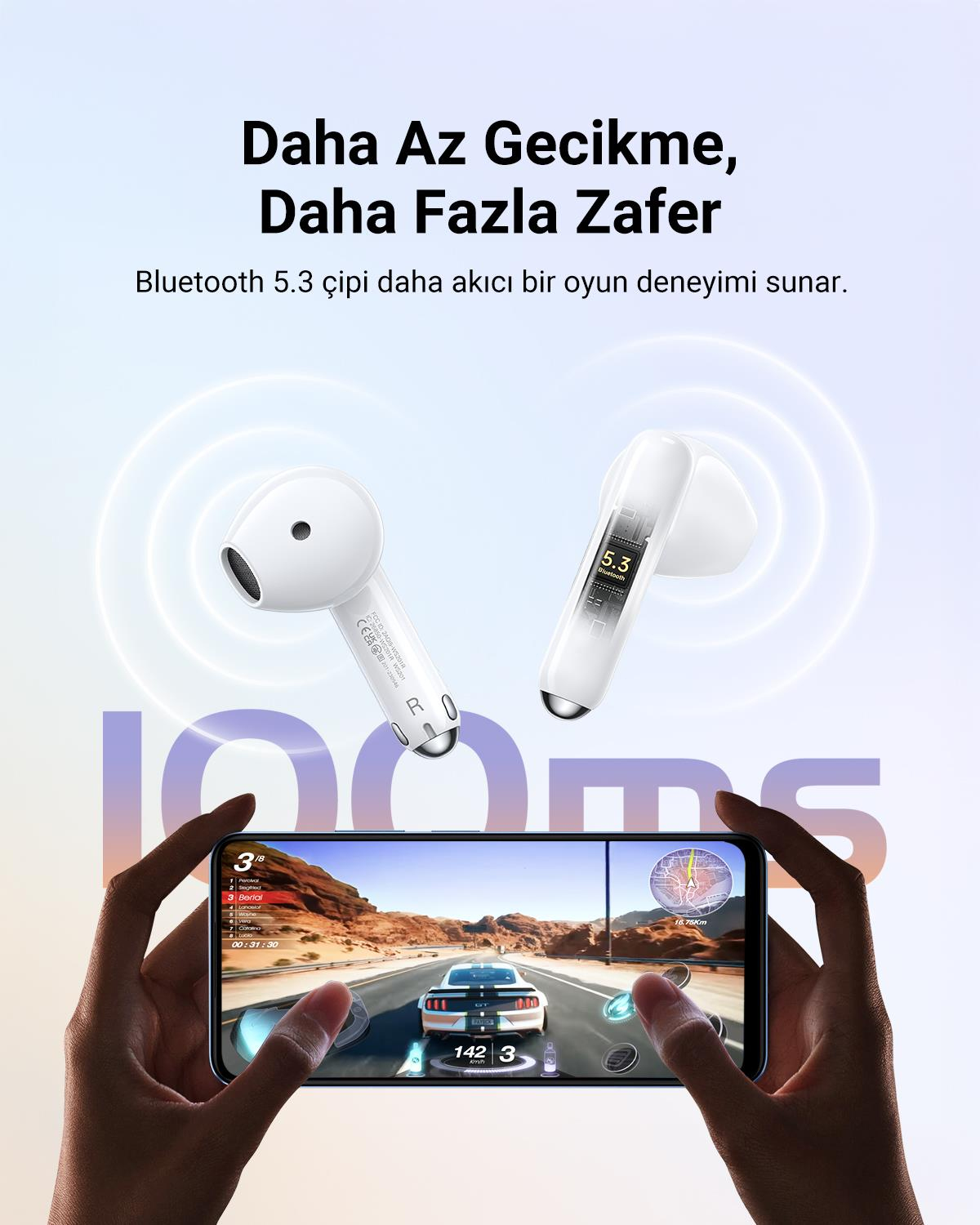 UGREEN HiTune H5 True Kablosuz Kulak İçi Kulaklık,
