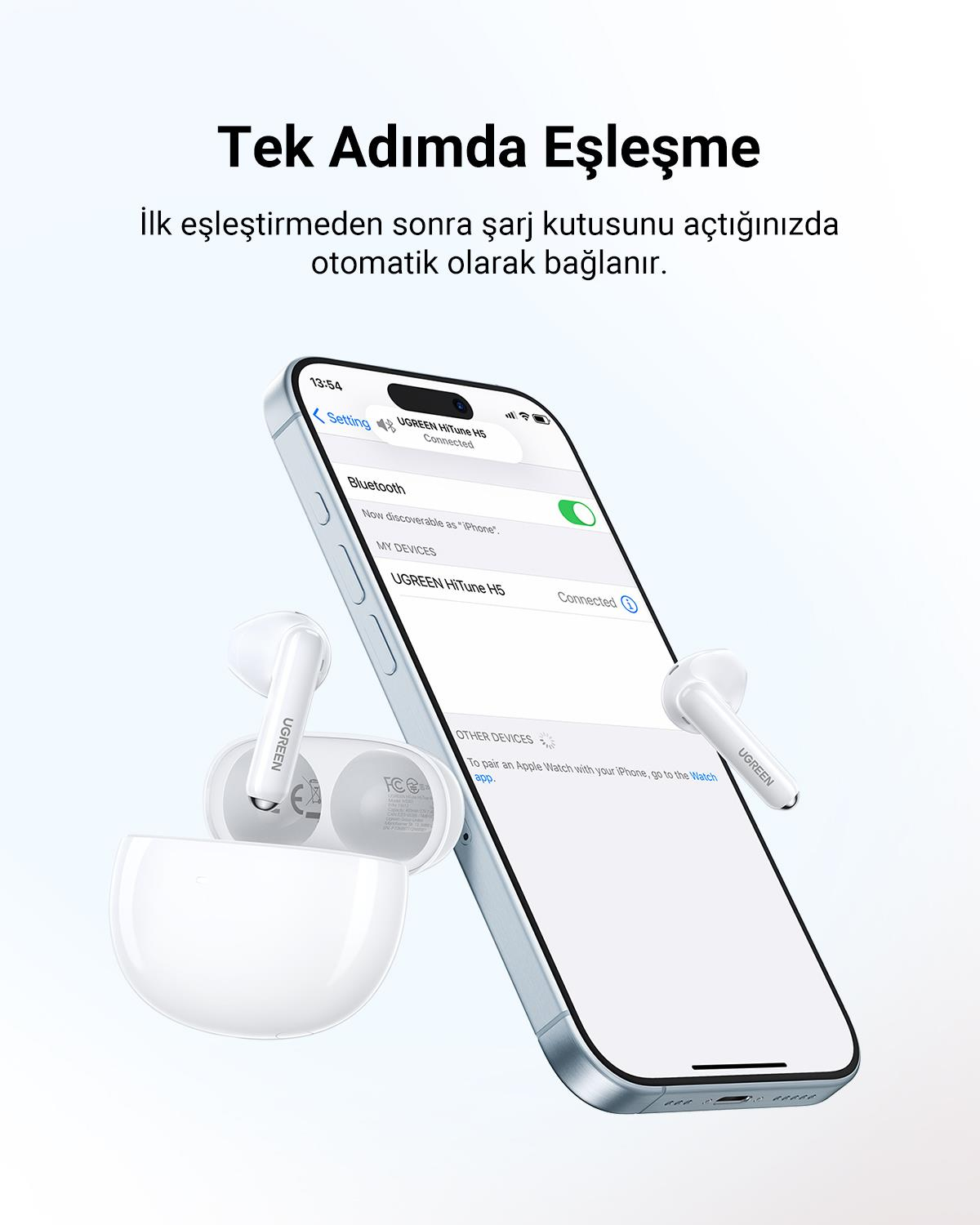 UGREEN HiTune H5 True Kablosuz Kulak İçi Kulaklık,