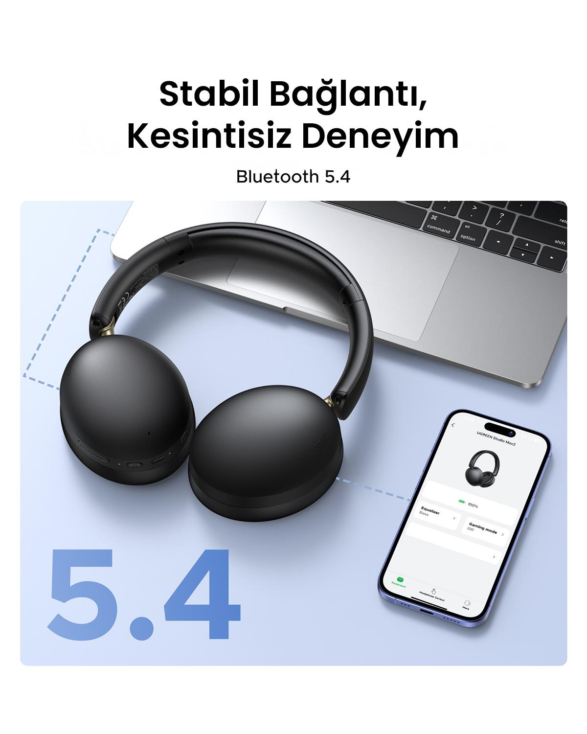 UGREEN HiTune Max2 Yapay Zeka Destekli Gürültü Eng