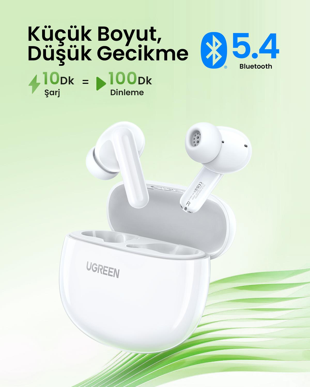 UGREEN HiTune P3 Yapay Zeka Gürültü En. Byz