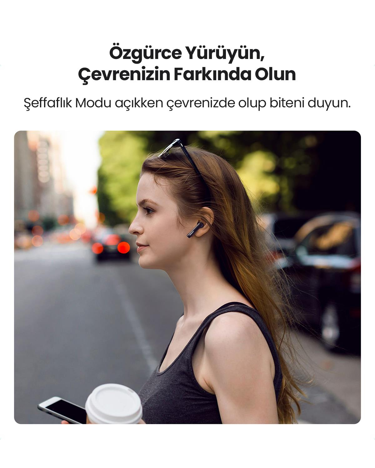 UGREEN HiTune T3 Aktif Kablosuz Kulak İçi Kulaklık