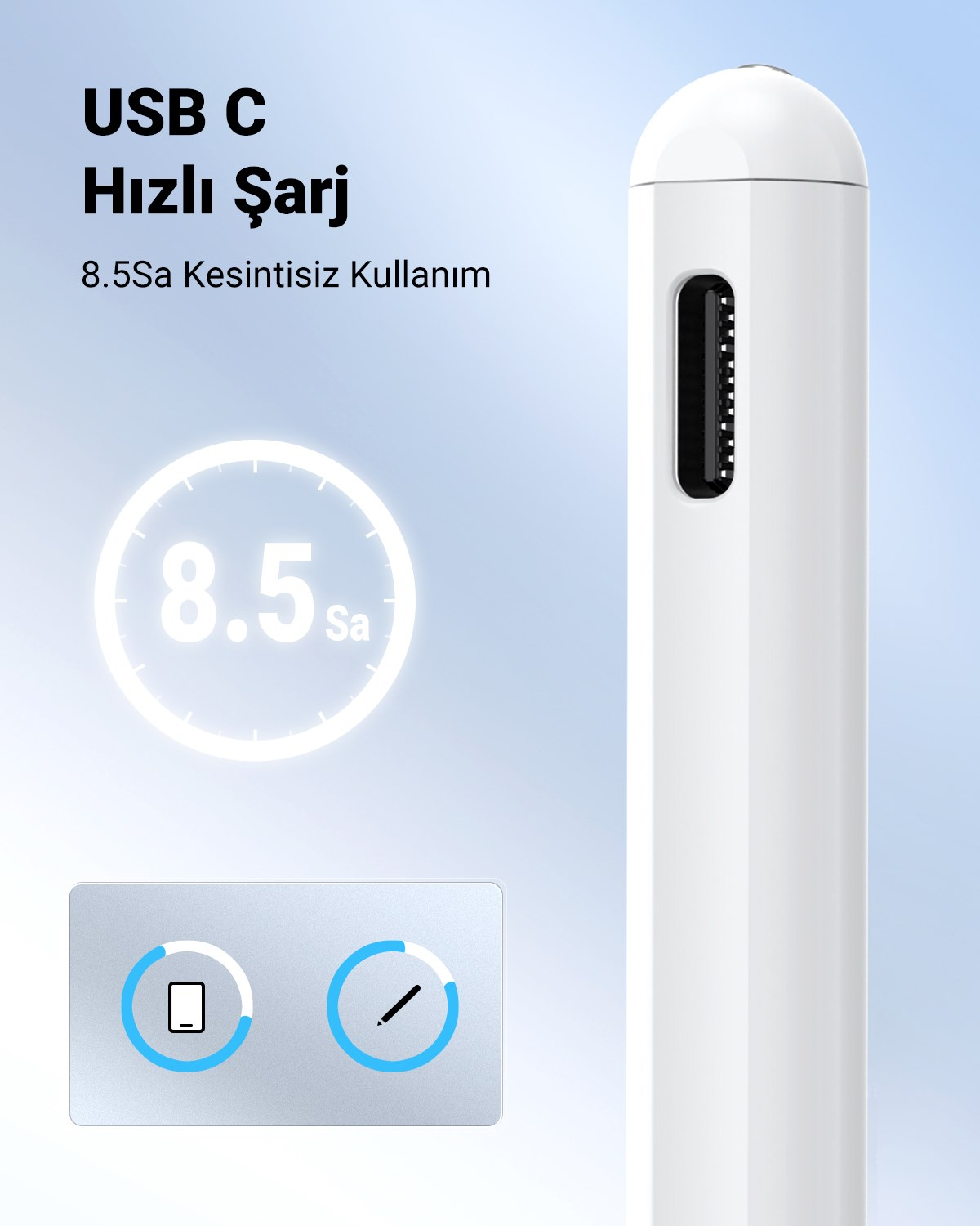 UGREEN iPad Uyumlu Tablet Kalemi, 90915