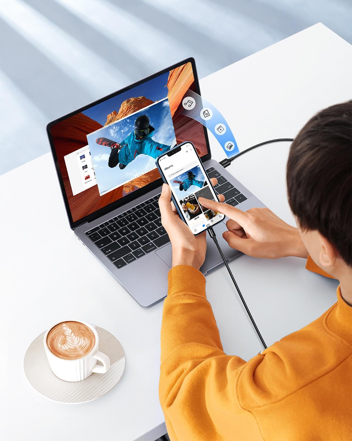 UGREEN Lightning to USB-A MFi Şarj Kablosu, 2M, S
