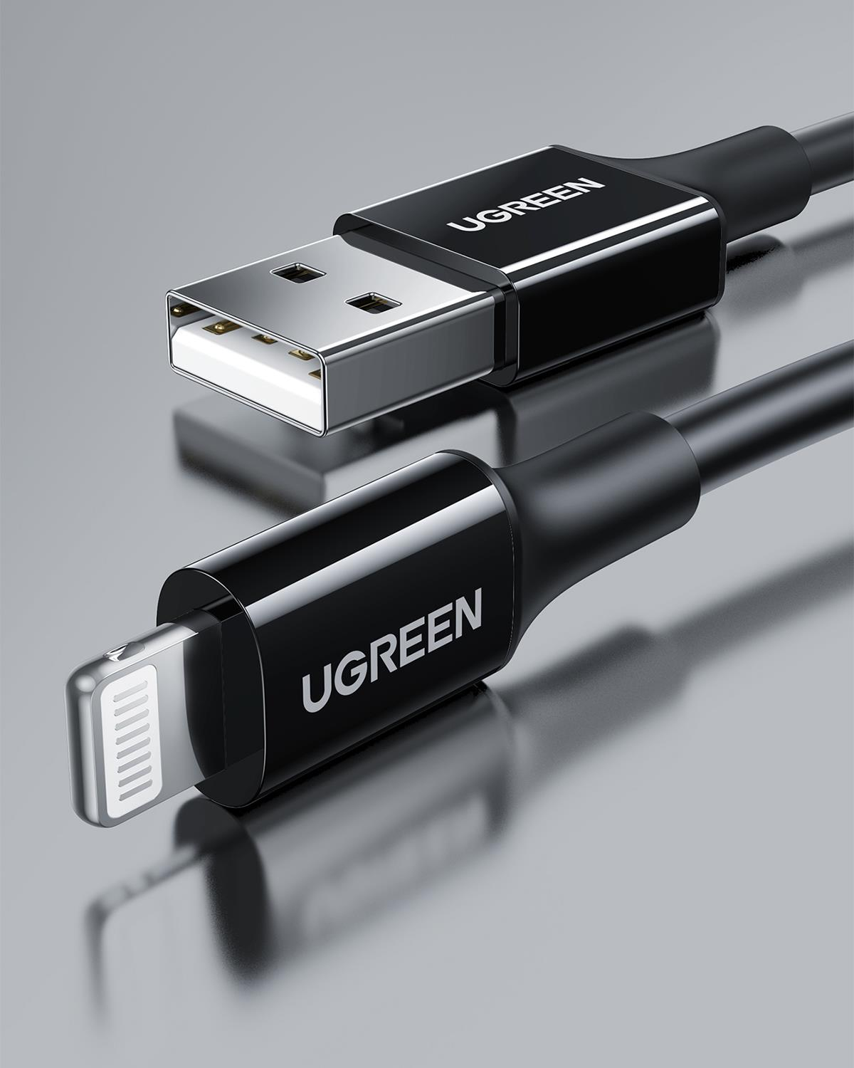 UGREEN Lightning to USB-A MFi Şarj Kablosu, 2M, S