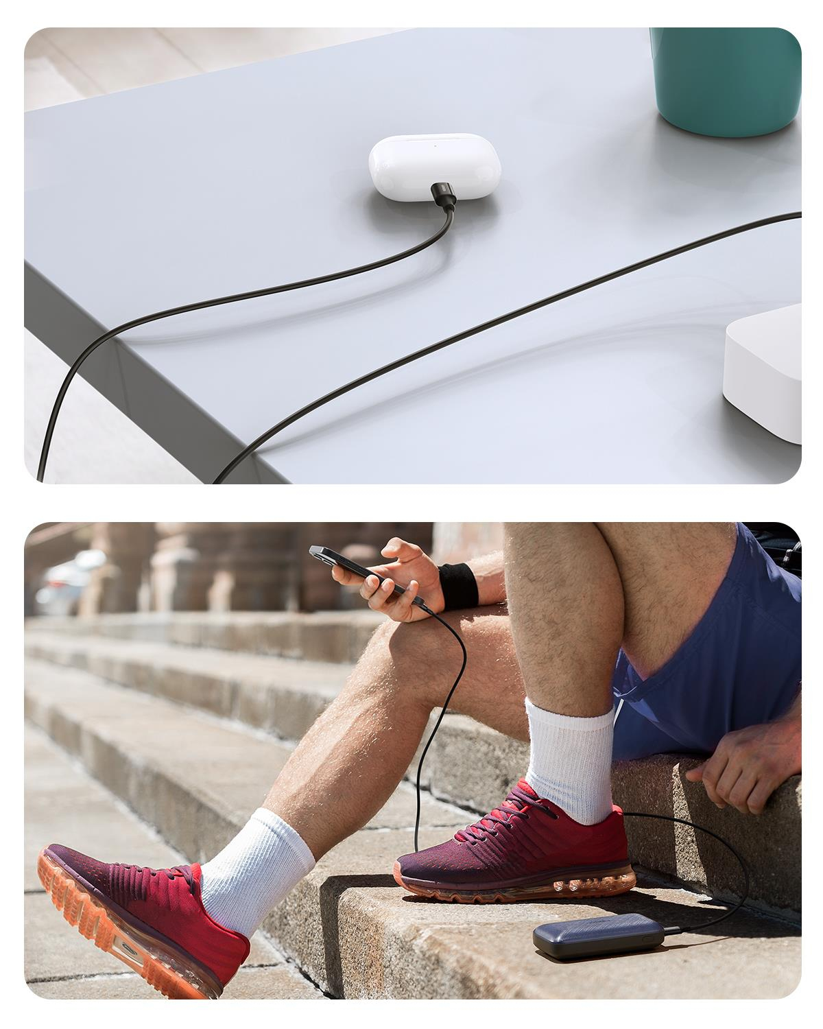 UGREEN Lightning to USB-C MFi Şarj Kablosu, 2M, S
