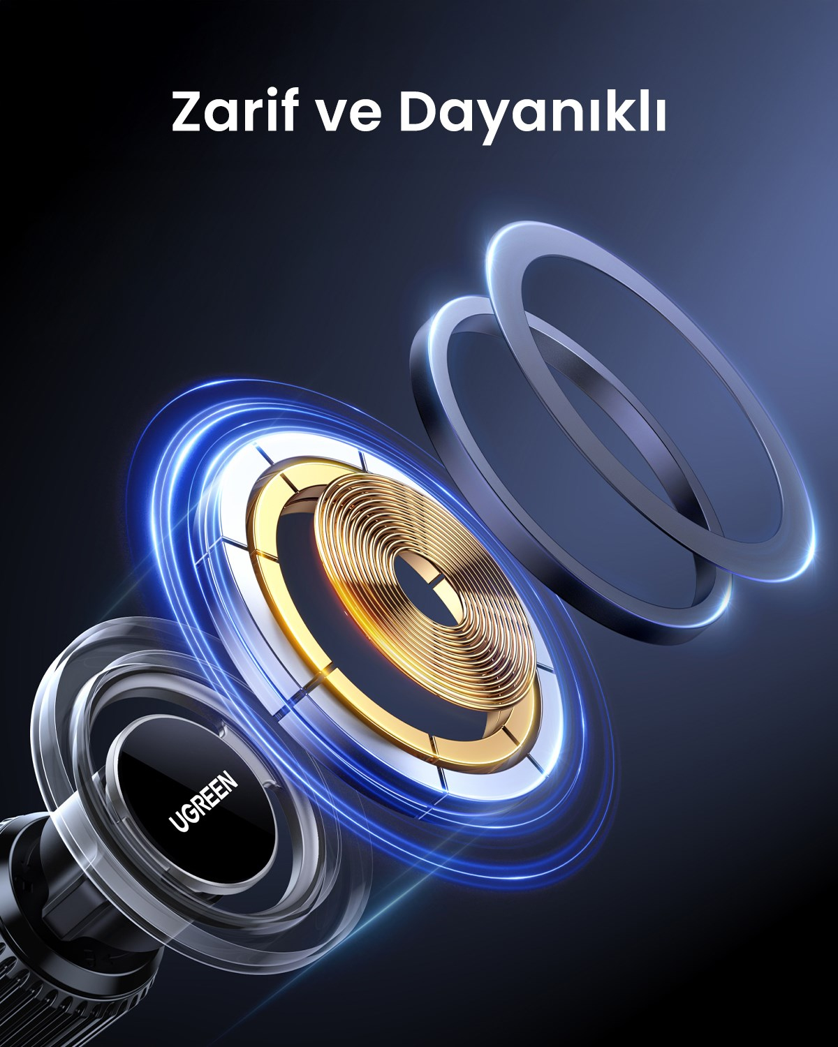UGREEN Magsafe Hava Menfezi Araç İçi Telefon Tutucu, 65764