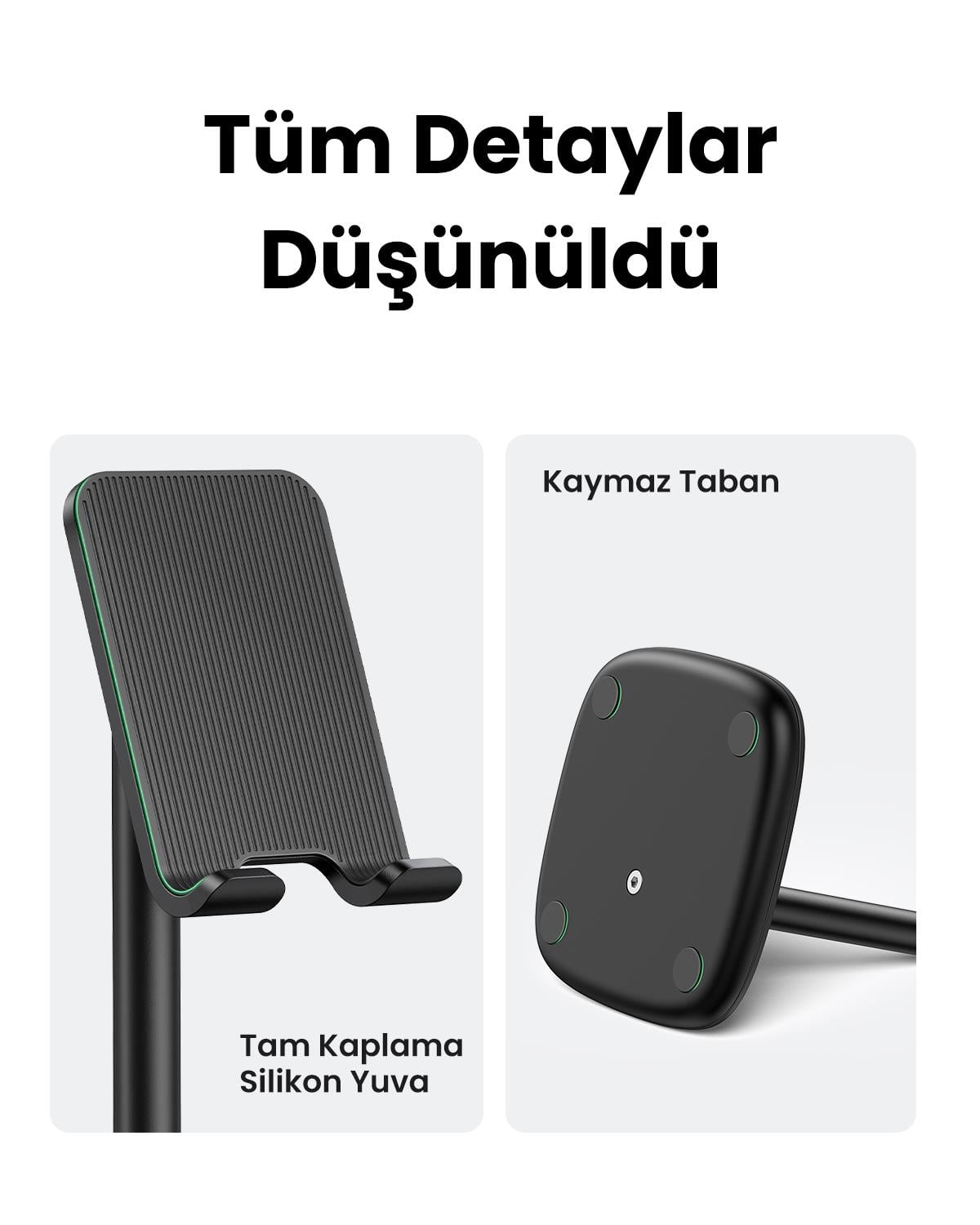UGREEN Masaüstü Boyu Ayarlanabilir Telefon Tutucu