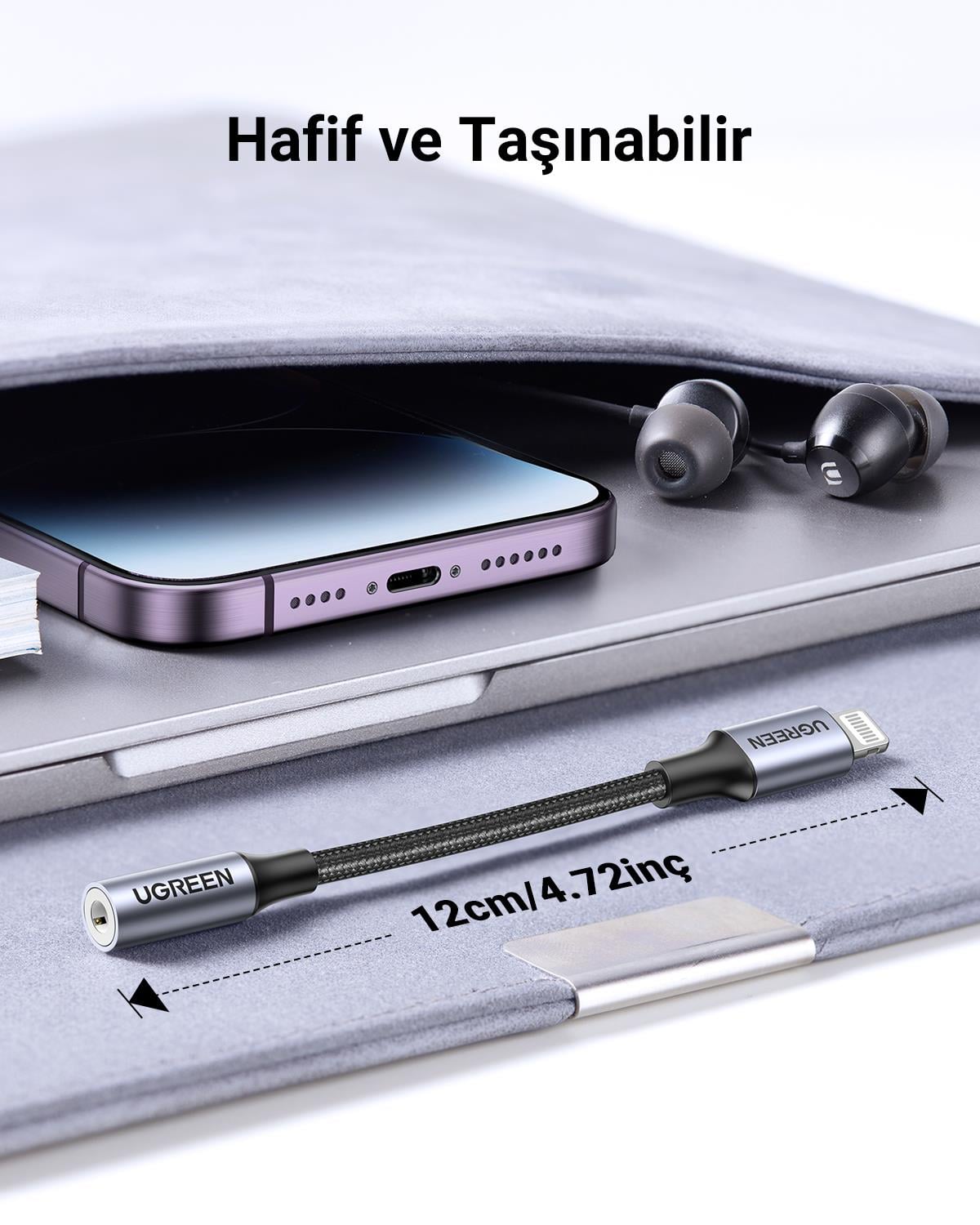 UGREEN MFI Lightning to 3.5mm Aux Dönüştürücü Adap