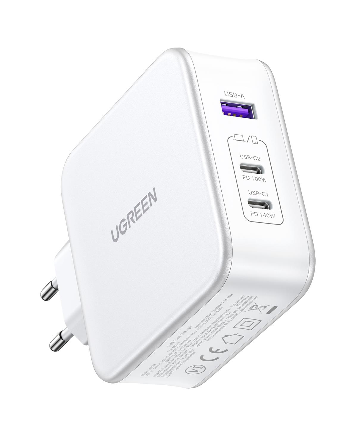 UGREEN Nexode 140W GaN 3 Portlu Hızlı Şarj Cihazı
