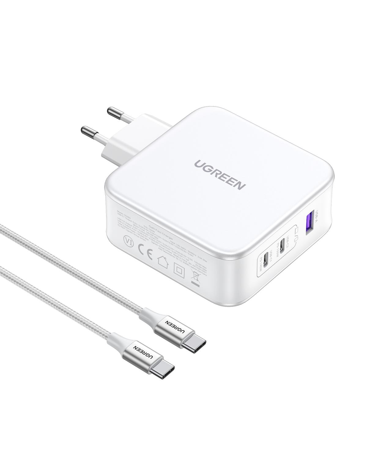 UGREEN Nexode 140W GaN 3 Portlu Hızlı Şarj Cihazı