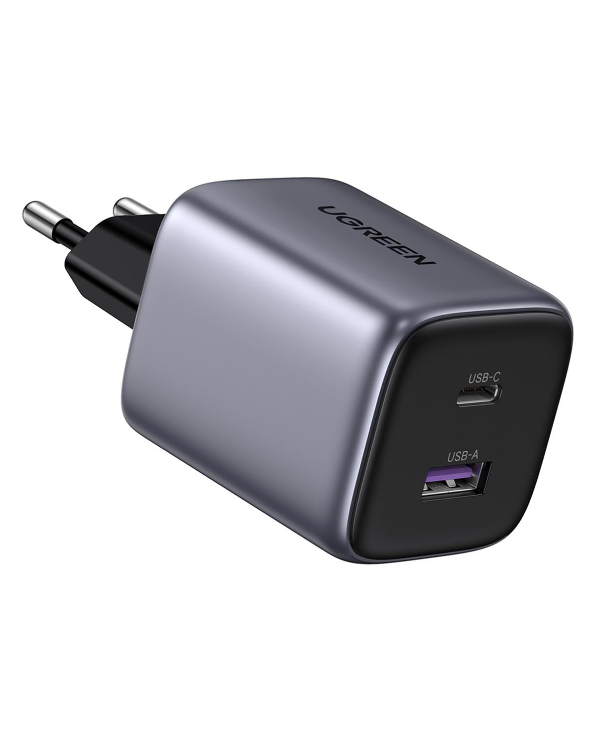 UGREEN Nexode 35W GaN 2 Portlu Şarj Cihazo, Gri