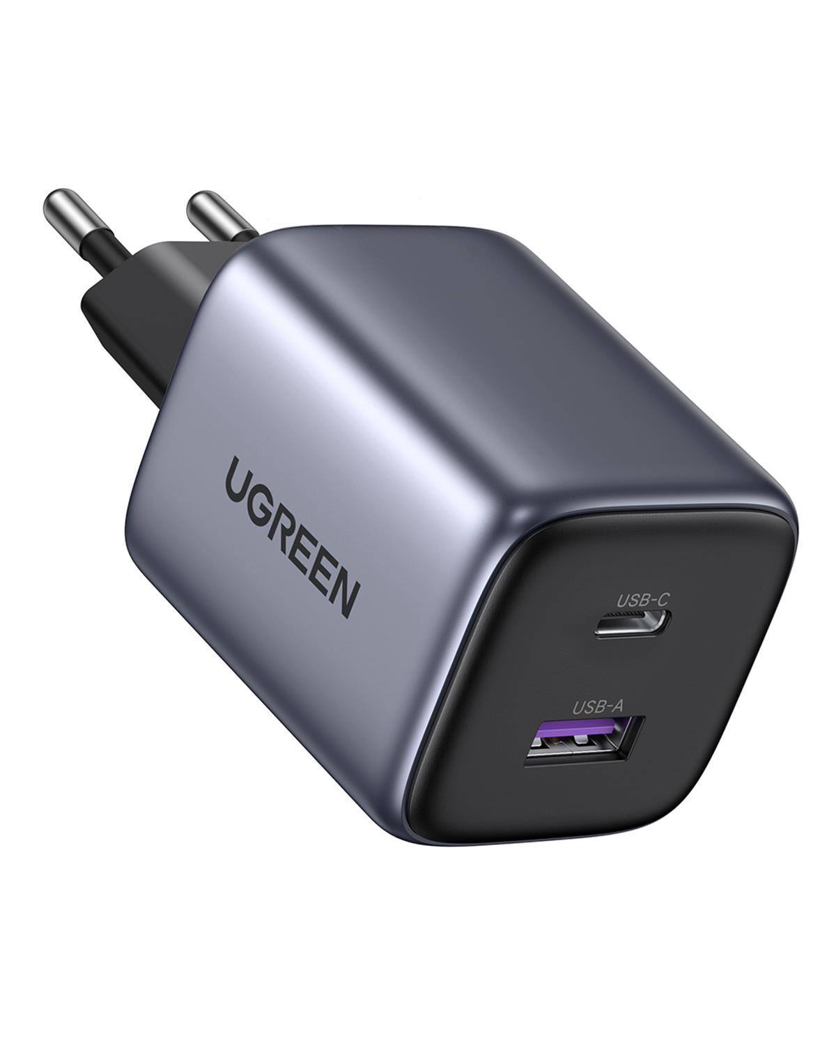 UGREEN Nexode 35W GaN 2 Portlu Şarj Cihazo, Gri