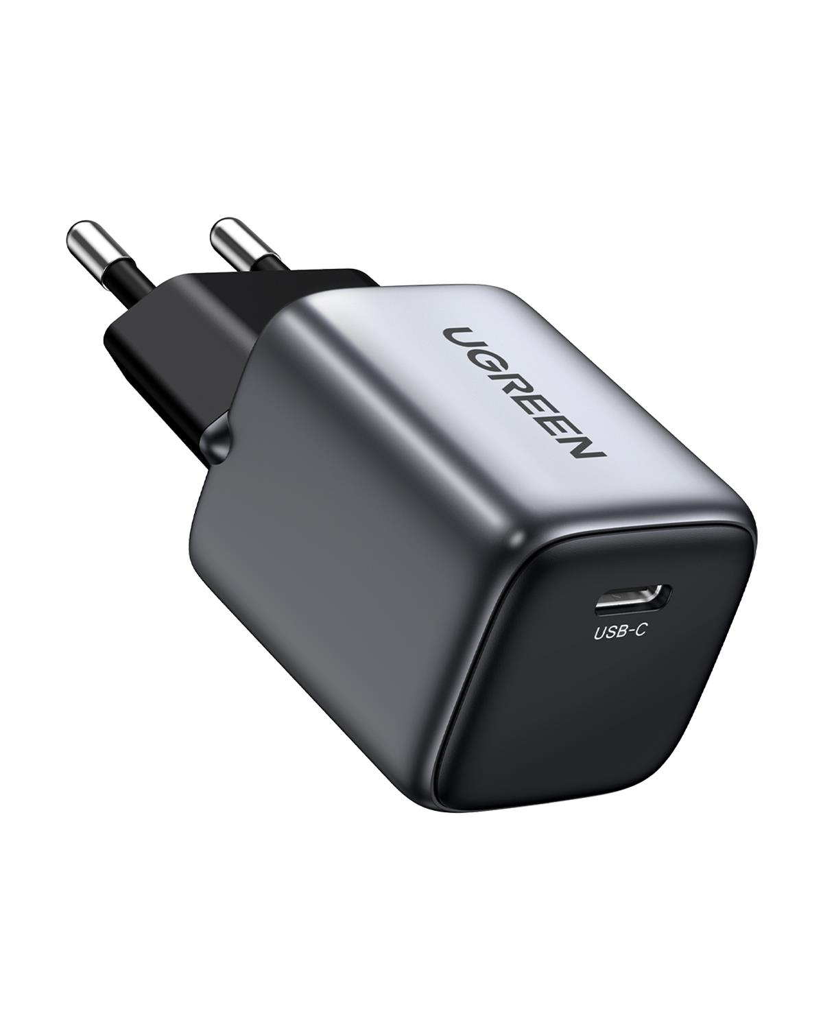 UGREEN Nexode GaN Mini 20W Hızlı Şarj Cihazı Gri