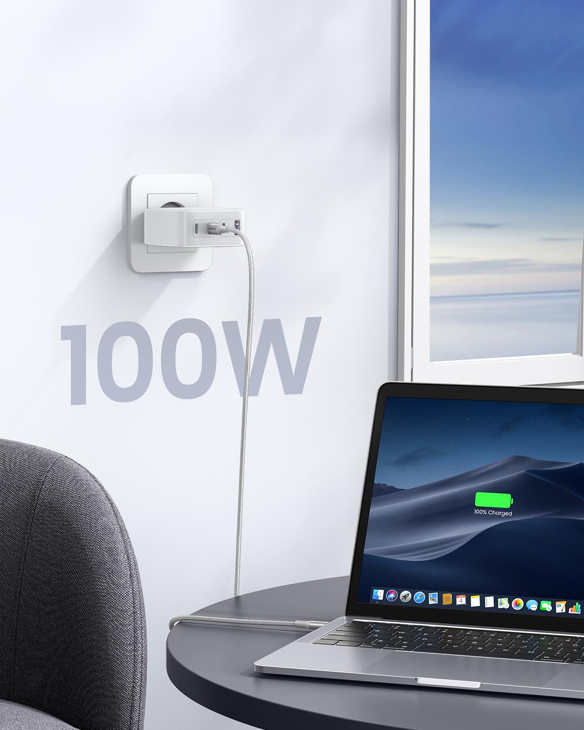 UGREEN Nexode GaN X 100W Hızlı Şarj Cihazı 4 Portl