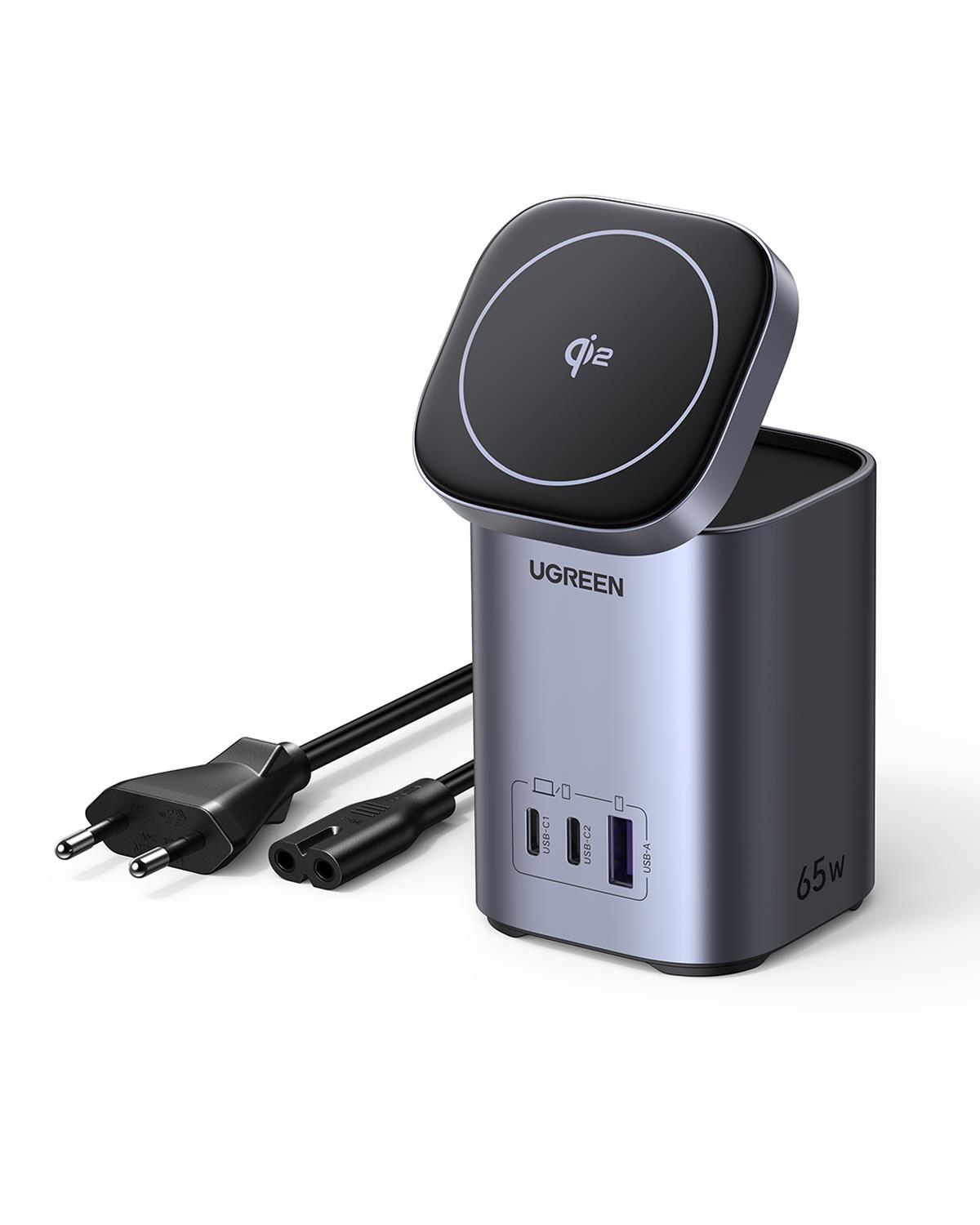 UGREEN Nexode Qi2 65W Standlı MagSafe Wireless Mas