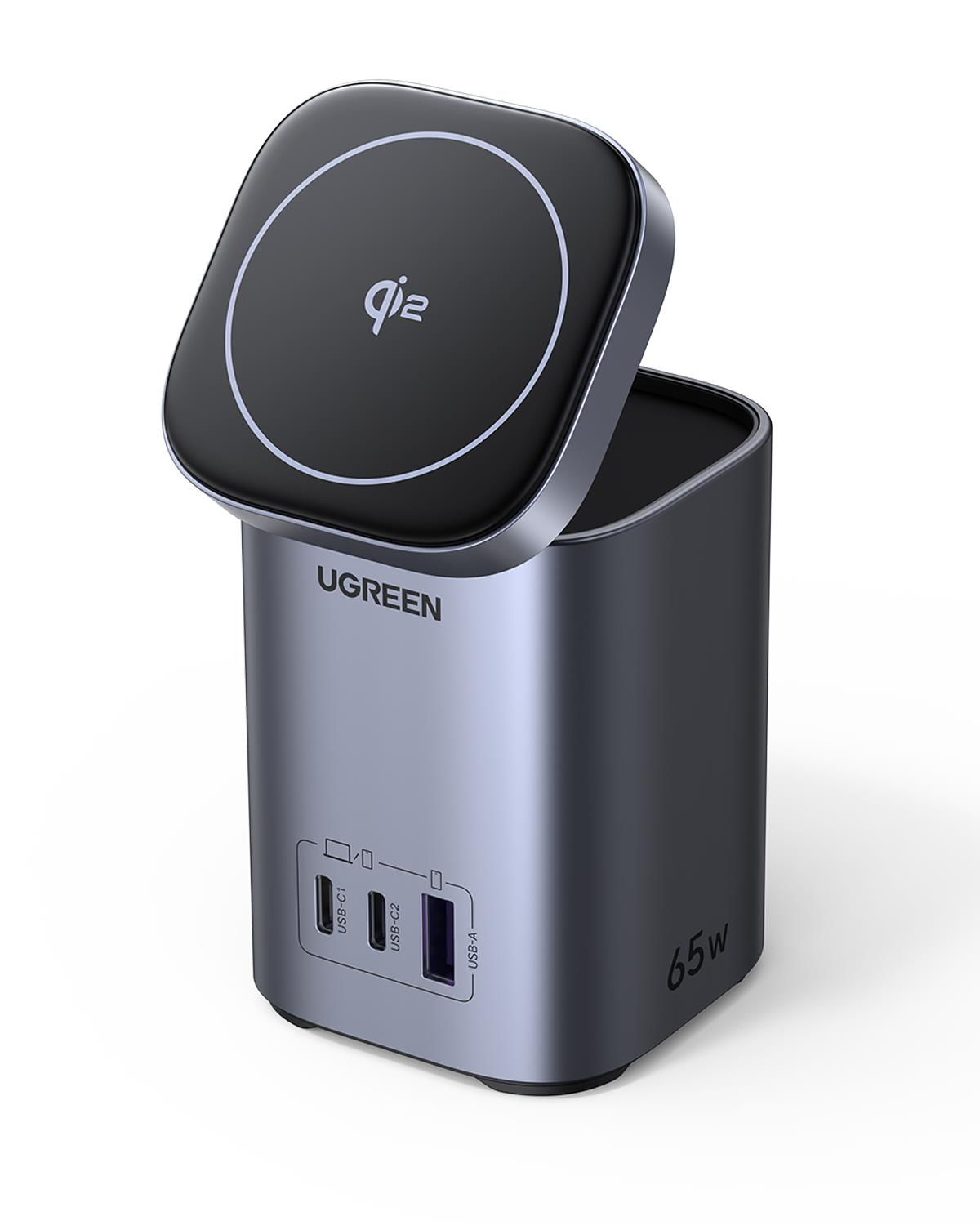 UGREEN Nexode Qi2 65W Standlı MagSafe Wireless Mas