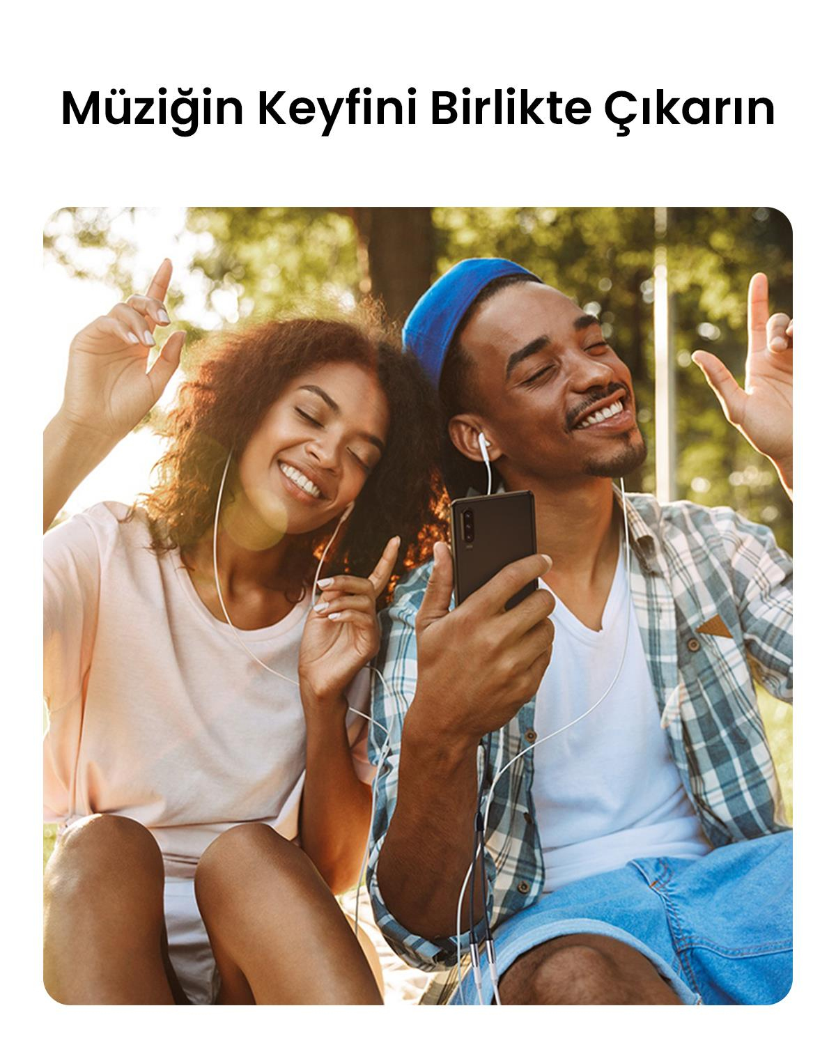Ugreen Type-C to 2’li Aux Kulaklık Çıkış Çoklayıcı