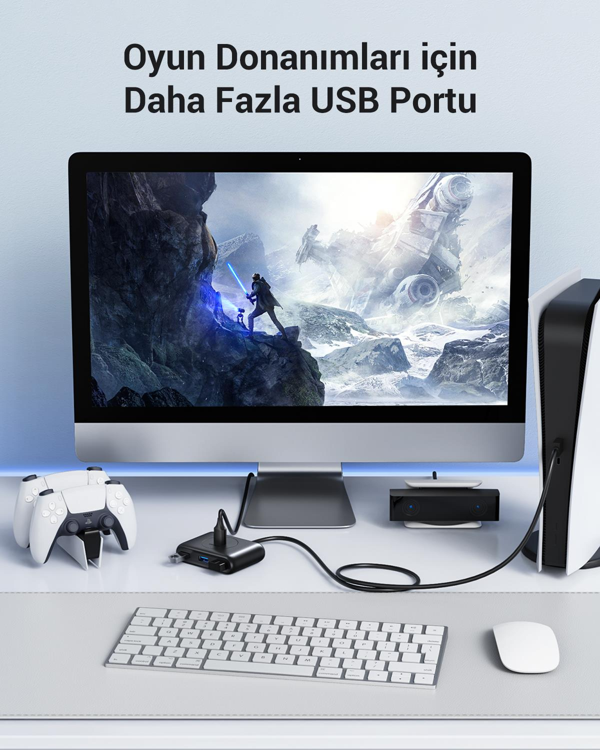 UGREEN USB 3.0 4 Portlu Hub Çoklayıcı 1 Metre, 202