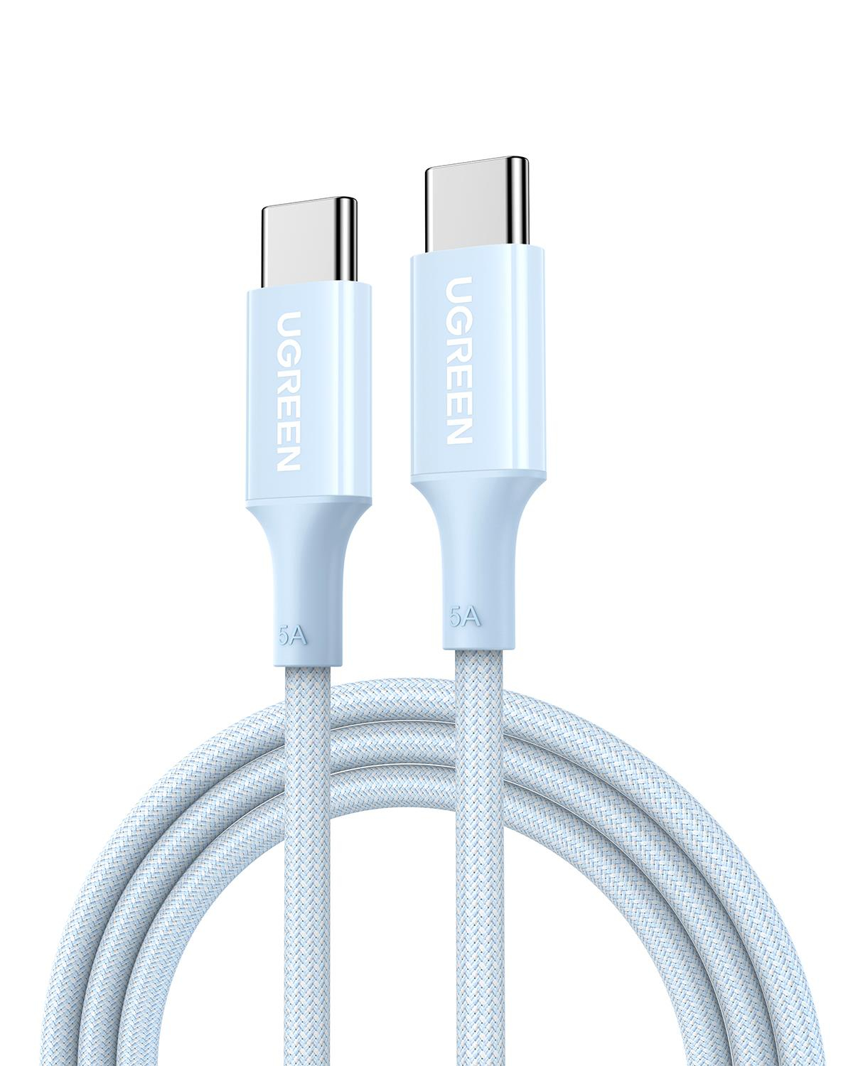 UGREEN USB-C 100W 5A QC PD Örgülü Hızlı Şarj Kablo