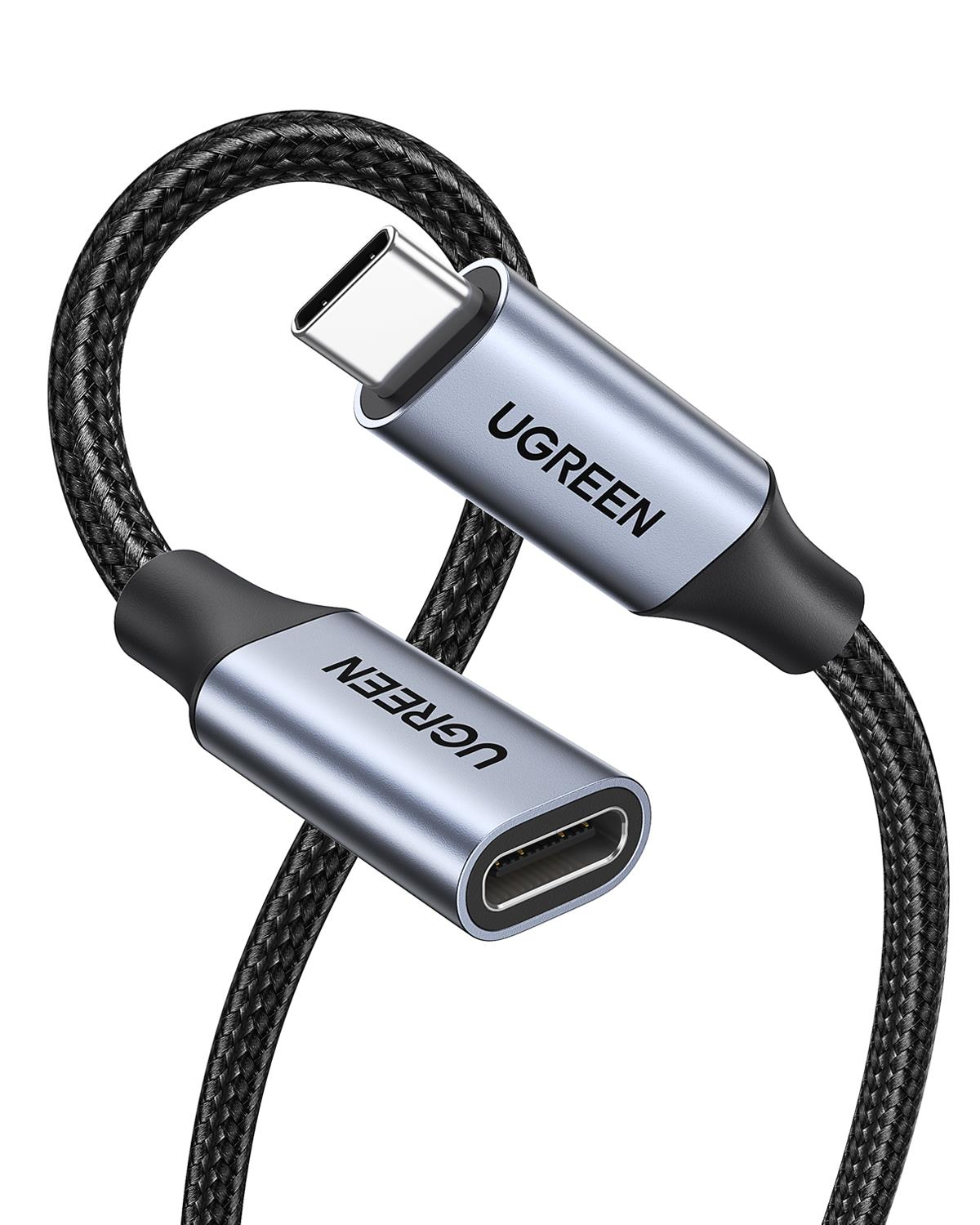 UGREEN USB-C Male to USB-C Female Gen2 Alu Case Br