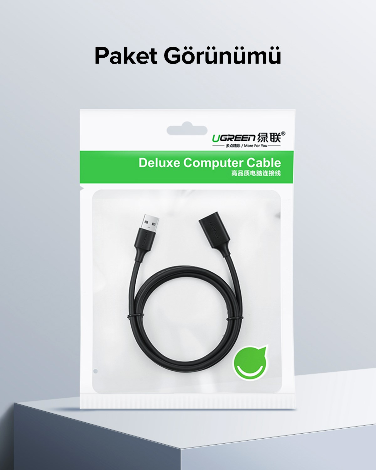 UGREEN USB Uzatma Kablosu, 2 Metre, 10316