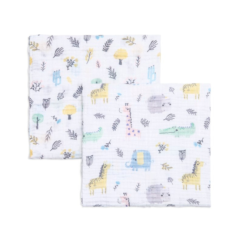 2 li Muslin Battaniye - Safari - 90x90