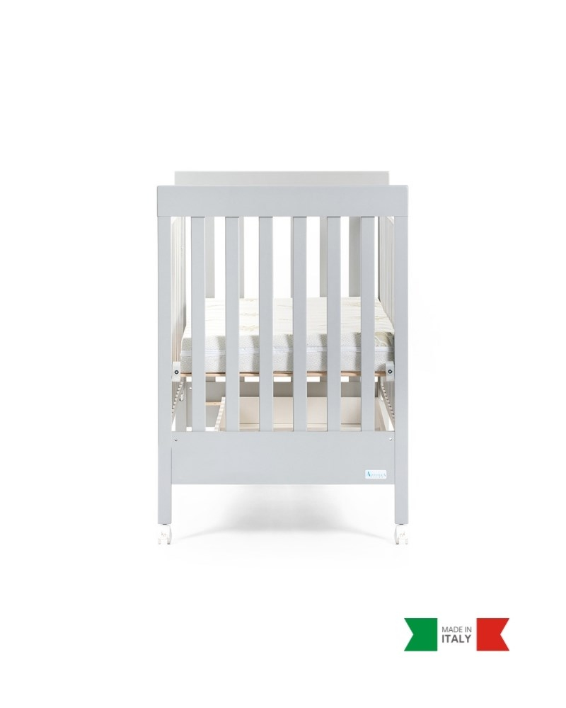 Ahşap Bebek Beşiği İç Yataklı Homi Gri 71 x 130 cm
