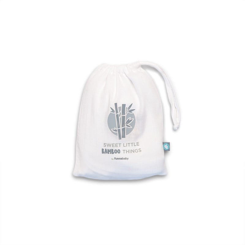 Bambu Muslin - Panço - Teddy - Beyaz - 0-1 Yaş