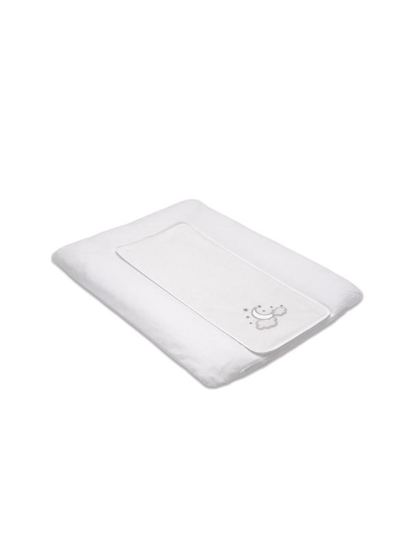 Bebek Altaçma Minderi Kılıflı Luna Chic Beyaz 50 x 70 cm