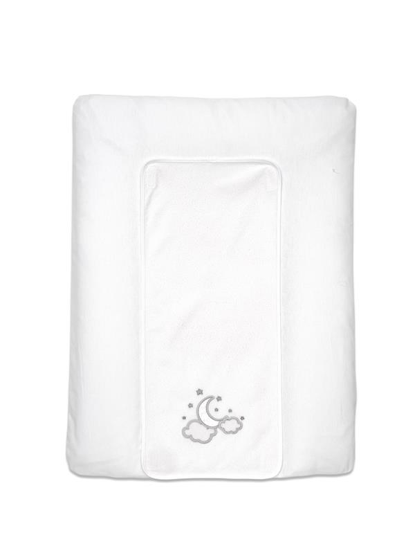 Bebek Altaçma Minderi Kılıflı Luna Chic Beyaz 50 x 70 cm