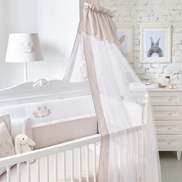 Bebek Cibinliği Tülü Paris Bunny Krem 6 mt.