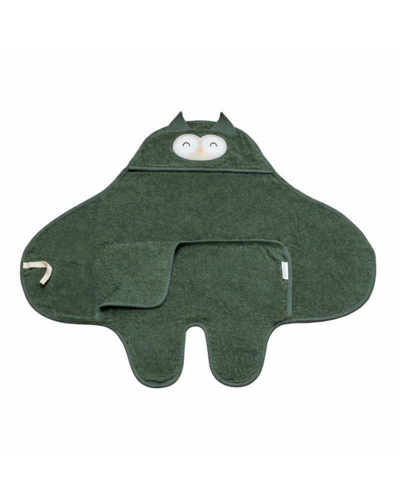 Bebek Kundağı Havlu Bath Time Yeşil 70 cm