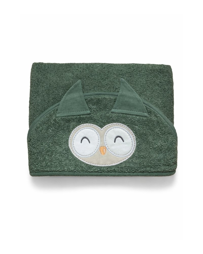 Bebek Kundağı Havlu Bath Time Yeşil 70 cm