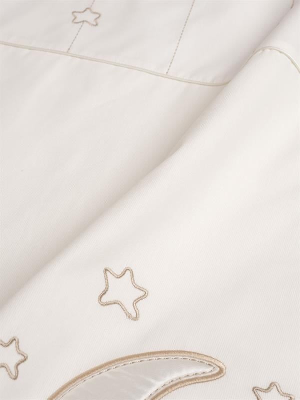 Bebek Nevresim Takımı 4'lü Luna Elegant Ekru 100 x 150 cm