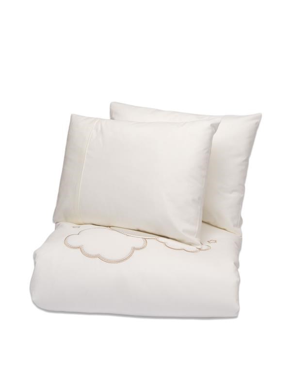 Bebek Nevresim Takımı 4'lü Luna Elegant Ekru 100 x 150 cm