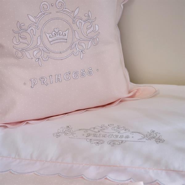 Bebek Nevresim Takımı 4'lü Princess Pembe 100 x 150 cm