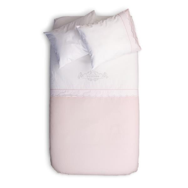Bebek Nevresim Takımı 4'lü Princess Pembe 100 x 150 cm